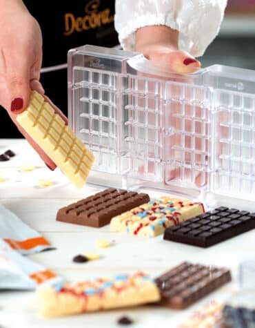 Stampi Per Cioccolato In Silicone, 2 Pezzi - Stampo Profondo Per Tavolette Ripiene, Antiaderente, Alimentare, Per Cioccolato Dubai, Torrone, Caramelle, Con 100 Bustine