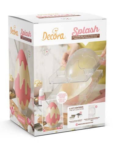 Kit Stampi per Uova di Cioccolato Splash