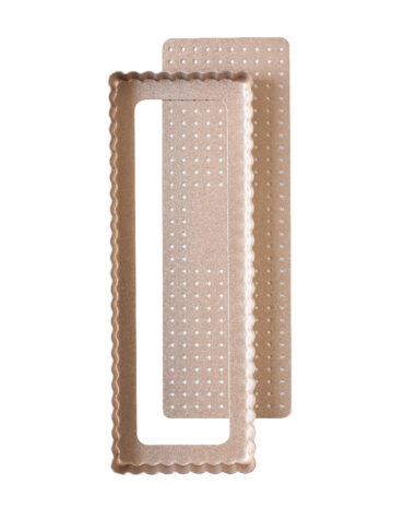 Stampo Forato Rettangolare Stretto Rose Gold Line