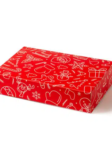 Scatola per dolci natalizia Xmas Red