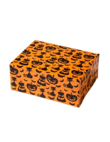 Scatola Happy per dolcetti Zucca Nera