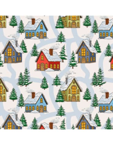 Scatola con inserto per Cupcakes e dolcetti Casette