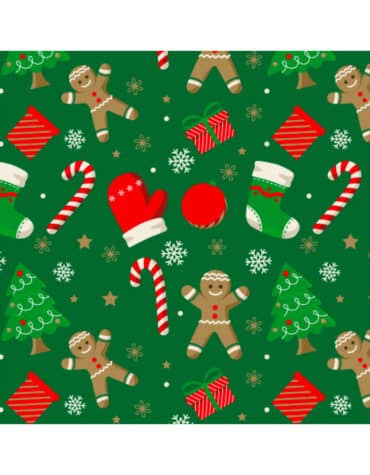 Scatola con inserto per Cupcakes e dolcetti Gingerbread