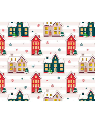 Scatola Happy per dolcetti Casette di Natale