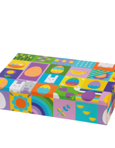 Scatola per dolci pasquale Pasqua Patchwork