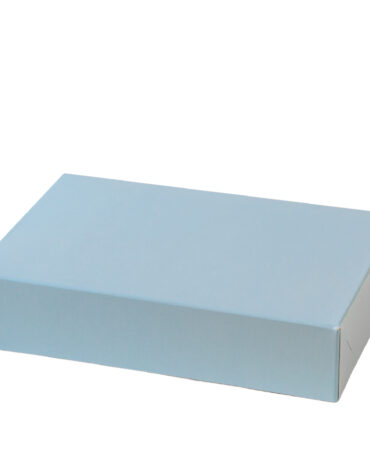 Scatole per dolci telate Azzurre