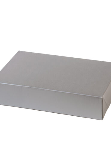 Scatole per dolci telate Argento