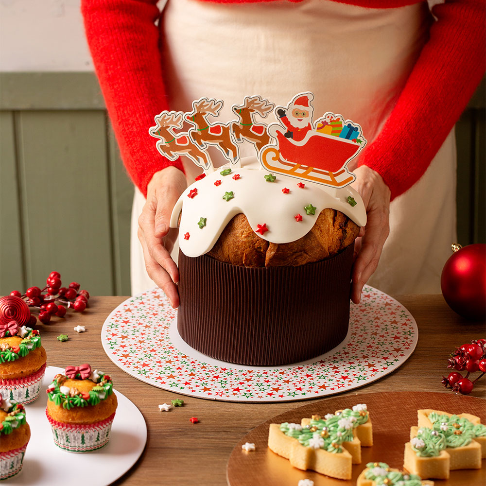 DecoKit 2D in Zucchero Babbo Natale con Slitta - immagine 3