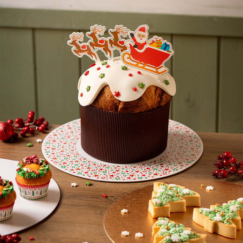 DecoKit 2D in Zucchero Babbo Natale con Slitta - immagine 4