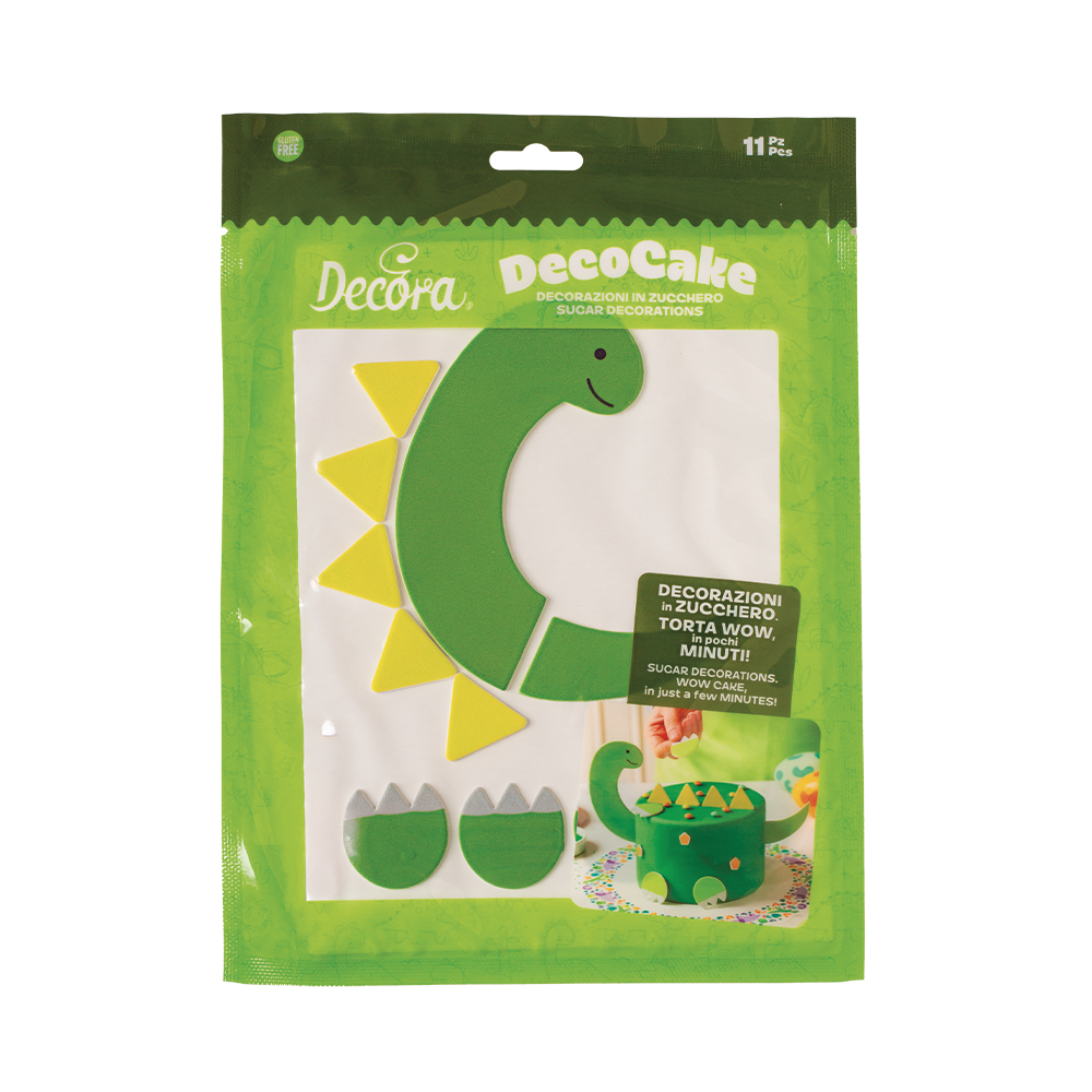 DecoCake 2D in Zucchero Dinosauro