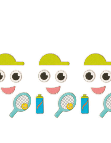 DecoKit 2D in Zucchero Giocatori di Tennis