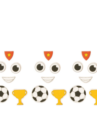 DecoKit 2D in Zucchero Giocatori di Football