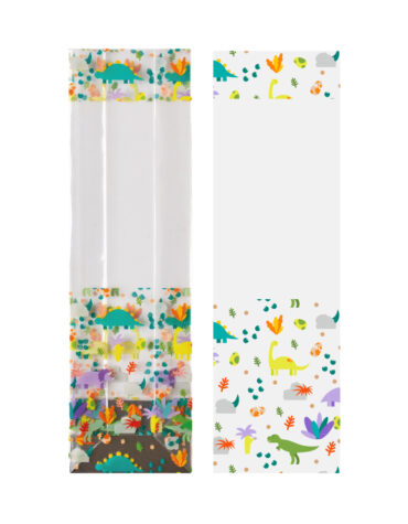 Sacchetti in plastica con fondo rigido Mr Dino linea Bakery