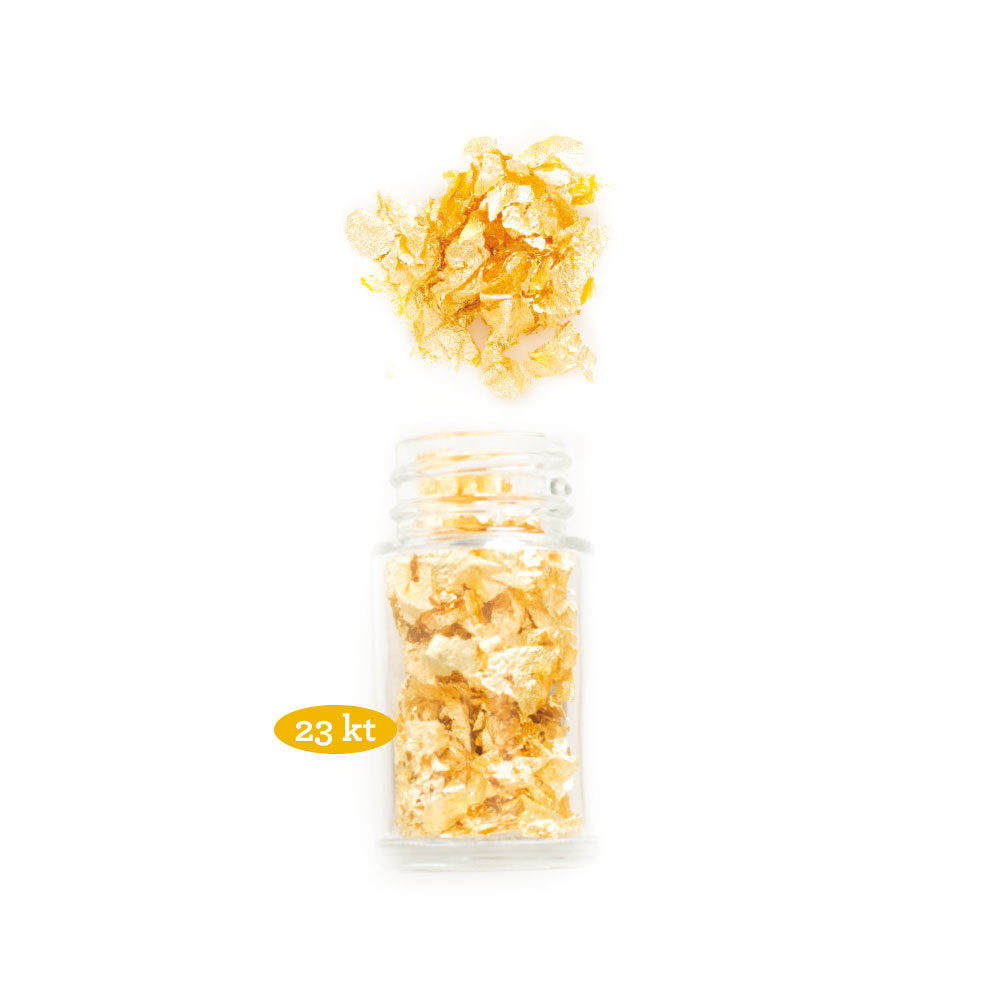 Miettes d'or comestible 23 Kt - 70 mg