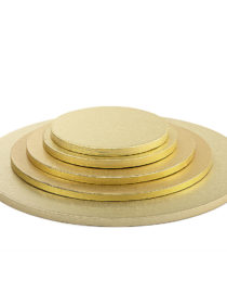 Round Cake Board - Gold & Black - Ø 30cm (x 100) - Tradiser