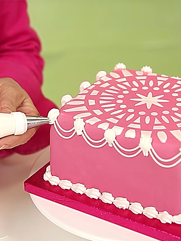 Gâteau glaçage royal