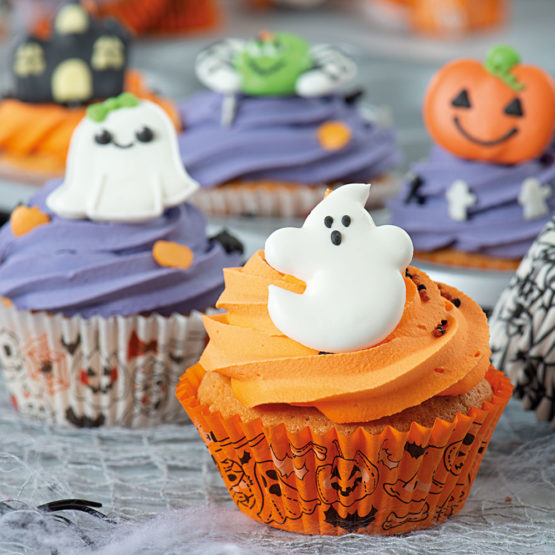 Elcoho 5 modelli 500 pirottini per cupcake a tema Halloween decorazione per feste di Halloween 