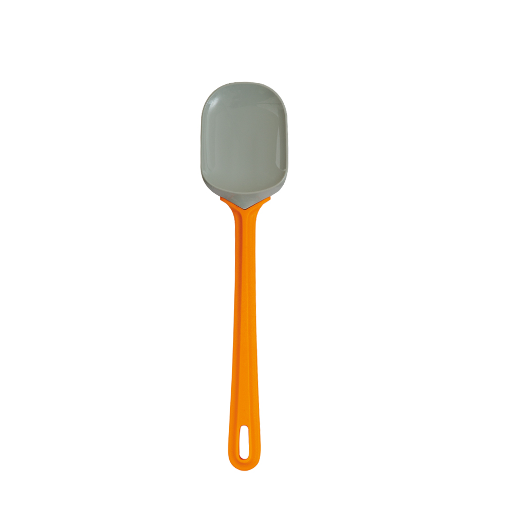 Semplice da usare Colore casuale del cucchiaio profondo di resistenza ad alta temperatura del cucchiaio del silicone di 1pc 