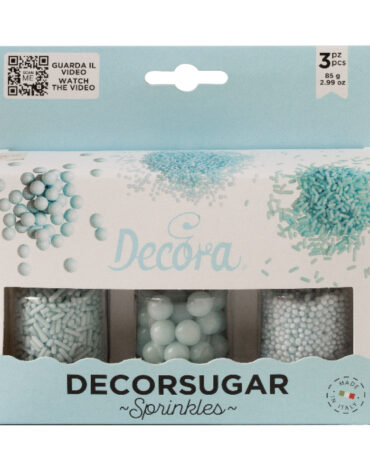 Set Decor Mix Azzurro Perlato