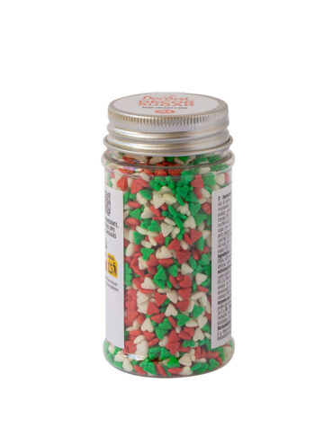 Sprinkles Mix Cuoricini Rosso Bianco e Verde