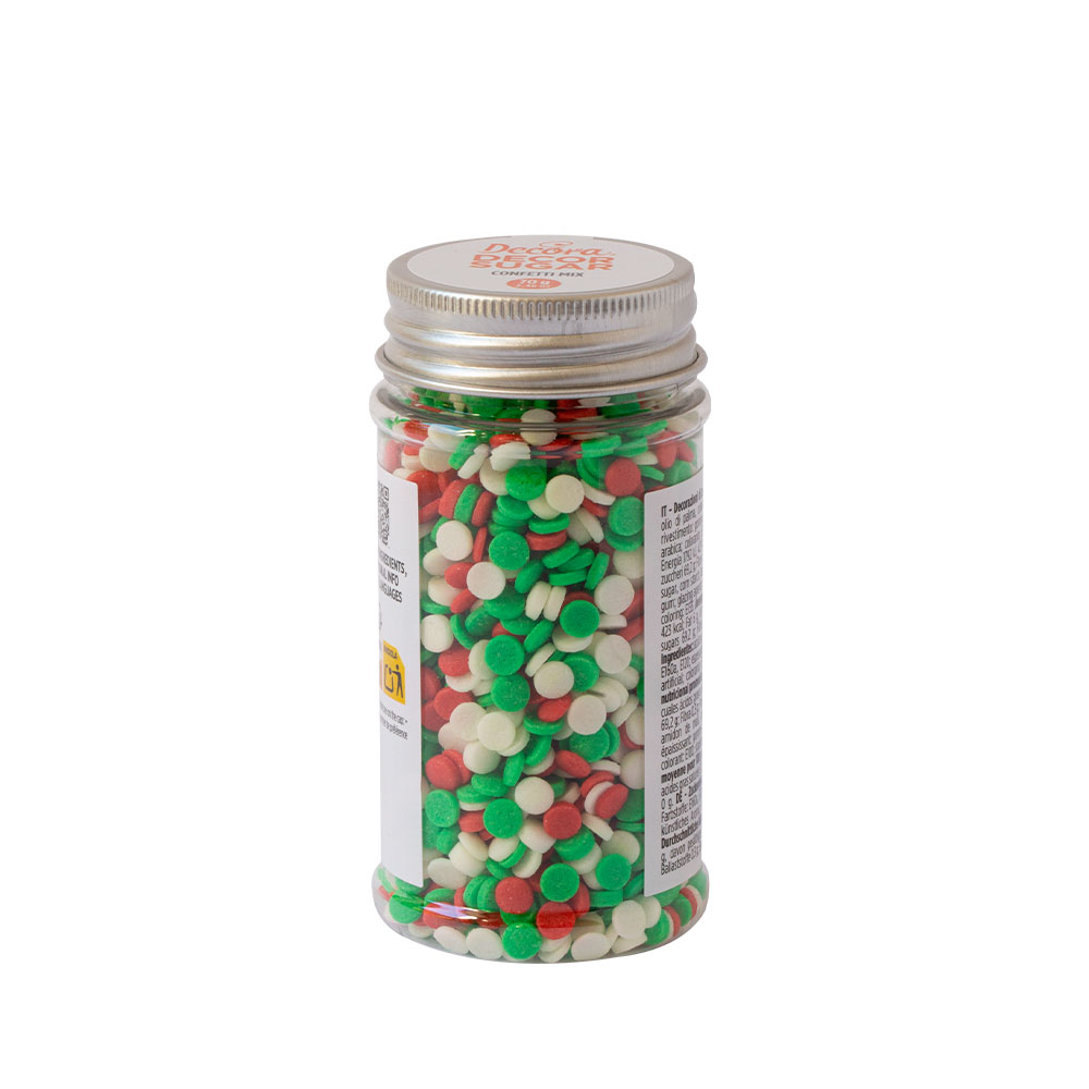 Sprinkles Mix Confetti Rosso Bianco e Verde