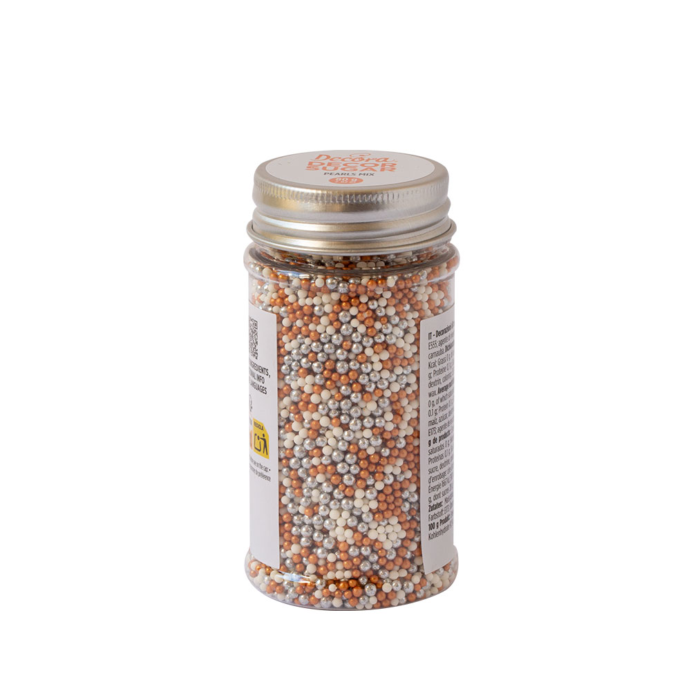 Sprinkles Mix Perline Oro e Bianco