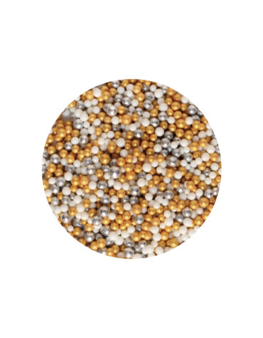 Sprinkles Mix Perline Oro e Bianco