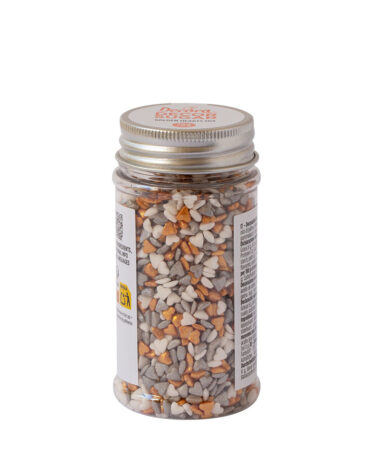 Sprinkles Mix Cuori Oro e Bianco