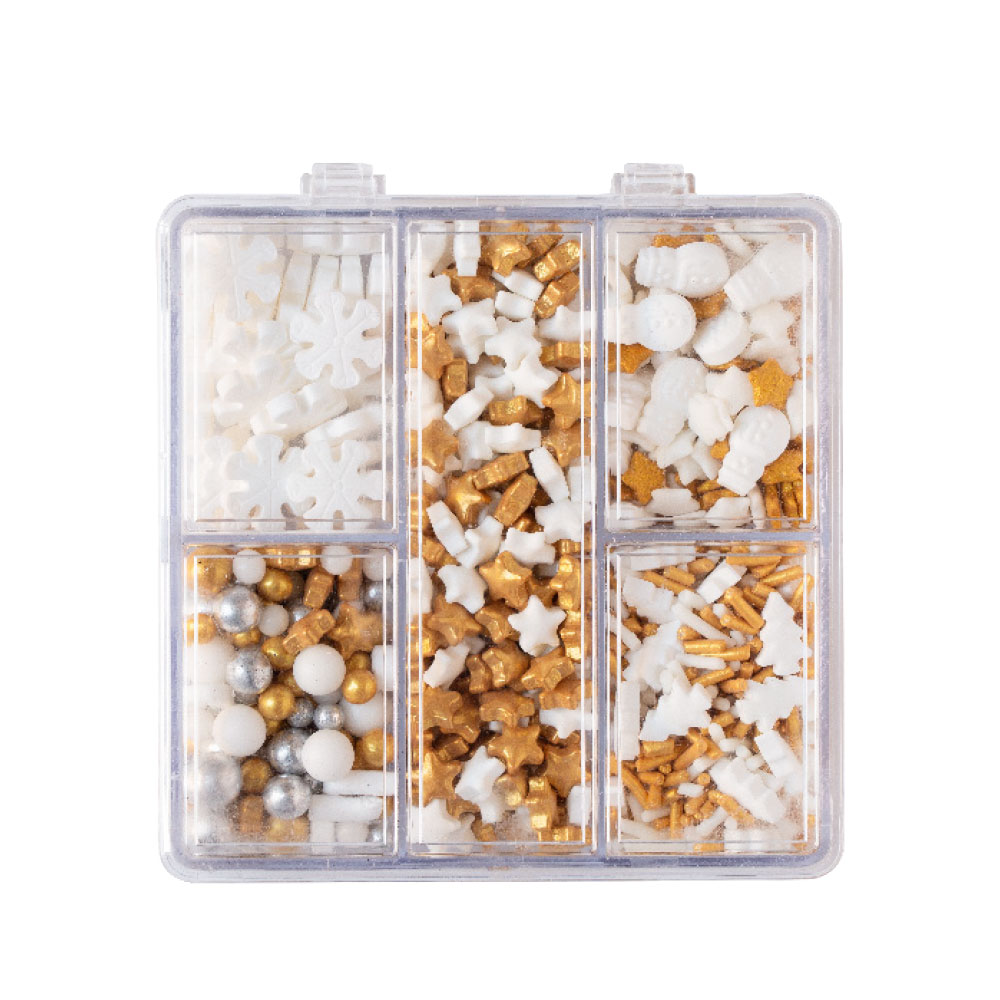 Sprinkles Mix Cuori Oro e Bianco - immagine 15