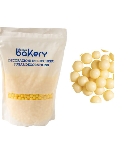 Perle di zucchero Maxi giallo perlato 1 Kg
