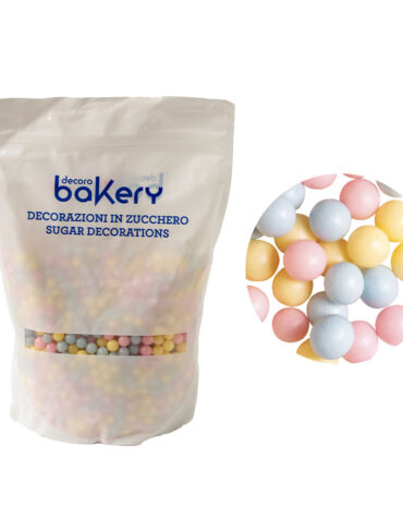 Perle di zucchero Maxi rosa giallo e azzurro perlato 1 Kg