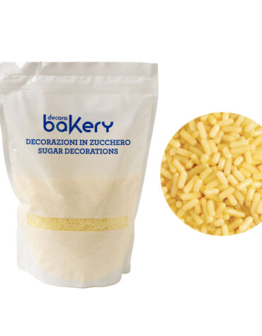 Bastoncini di zucchero giallo perlato 1 Kg
