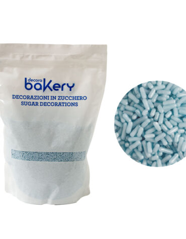 Bastoncini di zucchero azzurro perlato 1 Kg