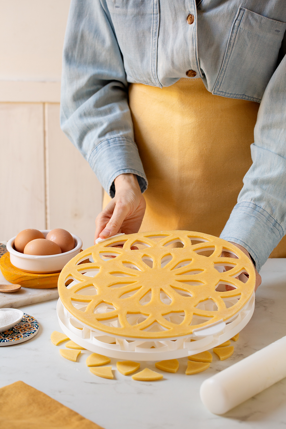 Griglia tagliapasta per crostata Fiore - immagine 3