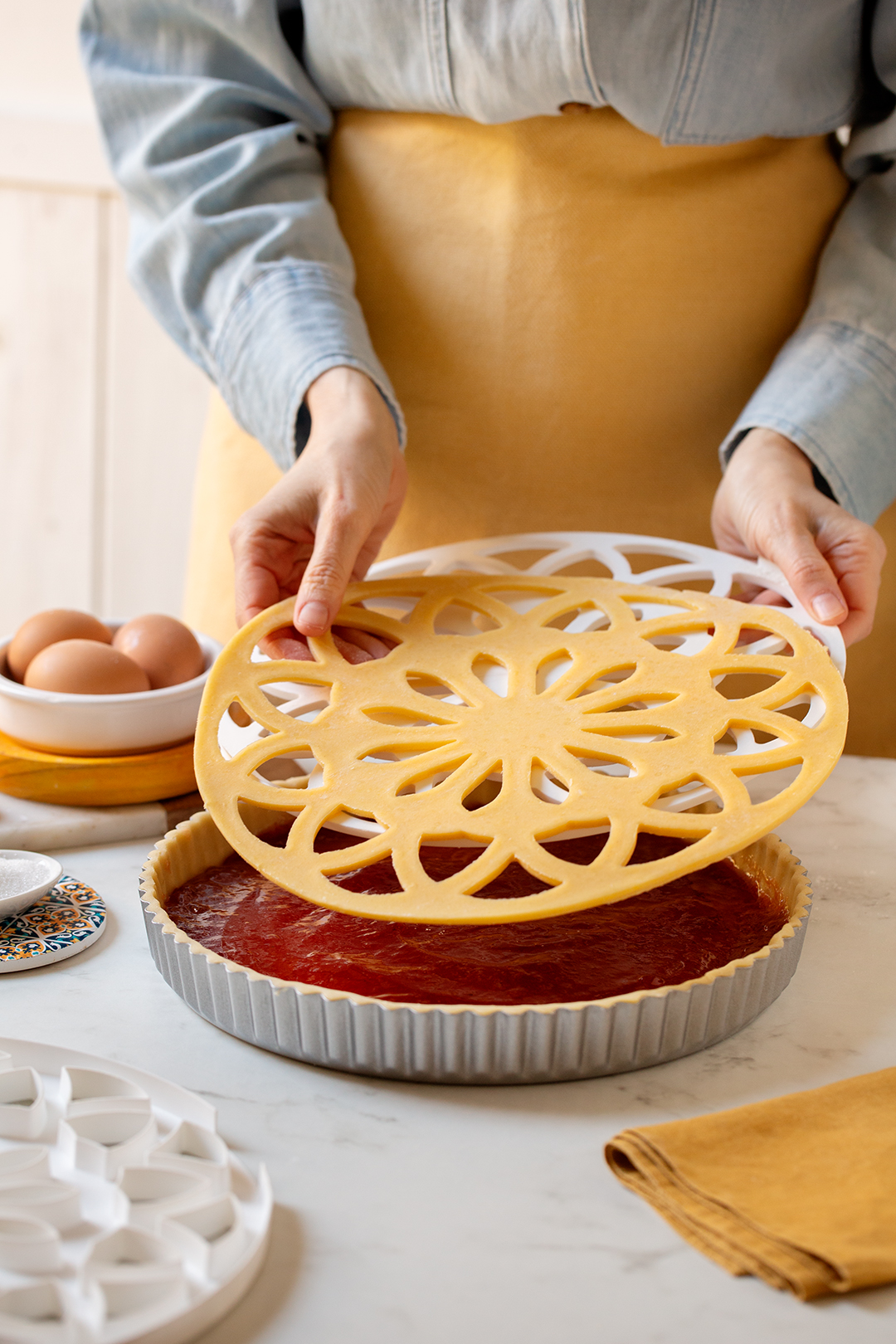 Griglia tagliapasta per crostata Fiore - immagine 4