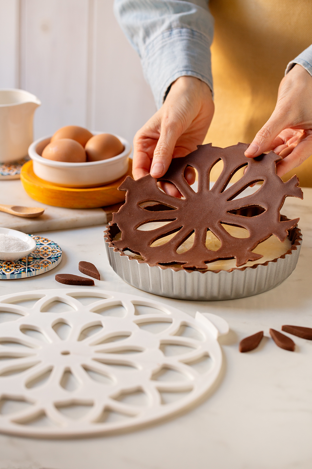 Griglia tagliapasta per crostata Fiore - immagine 8